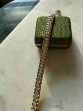 Load image into Gallery viewer, Gold Vermeil CZ Tennis Bracelet 8”
