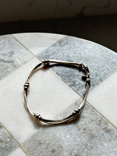 Load image into Gallery viewer, Vintage Sterling Silver Snake Bracelet 7”
