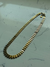 Load image into Gallery viewer, Gold Vermeil Flat Link Chain
