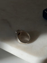 Load image into Gallery viewer, Garnet Sterling Silver Ring Size 7.75
