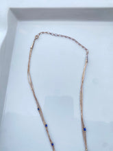 Load image into Gallery viewer, Lapis Vintage Sterling Silver Necklace
