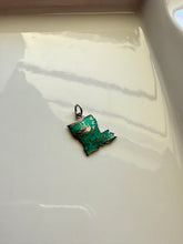 Load image into Gallery viewer, Louisiana Enamel Sterling Silver Charm
