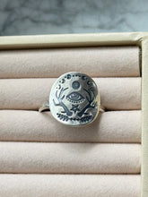 Load image into Gallery viewer, Celestial Evil Eye Sterling Silver Ring Size 12.25
