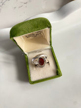 Load image into Gallery viewer, Carnelian Vintage Sterling Silver Ring
