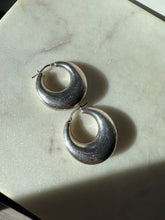 Load image into Gallery viewer, Italian Sterling Silver Hoops
