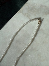 Load image into Gallery viewer, Vintage Crystal 14k Gold Necklace 17.5”
