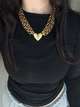 Load image into Gallery viewer, Vintage Givenchy Heart Necklace
