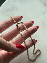 Load image into Gallery viewer, Midcentury 1/20 12k Rosey Gold Fill Watch Chain 13.5”
