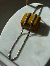 Load image into Gallery viewer, Vintage Flat Sterling Silver Chain 22”
