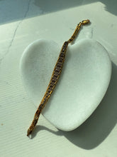 Load image into Gallery viewer, Milor Italy Double Sided Gold Vermeil Bracelet 7.5”
