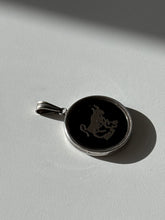 Load image into Gallery viewer, Vintage Taurus Zodiac Sterling Silver Pendant
