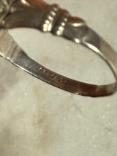 Load image into Gallery viewer, Antique Blue Sterling Silver Ring Size 8
