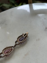 Load image into Gallery viewer, Multicolor Glass Sterling Silver Bracelet
