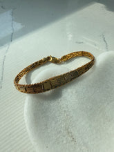 Load image into Gallery viewer, Milor Italy Double Sided Gold Vermeil Bracelet 7.5”
