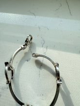 Load image into Gallery viewer, Chunky Solid Sterling Silver Horsebit Bracelet
