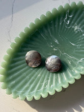 Load image into Gallery viewer, Vintage Bull Riding Sterling Silver Disc Earrings
