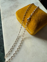 Load image into Gallery viewer, Dainty Rolo Sterling Silver Chain 17.5”
