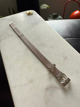 Load image into Gallery viewer, Mesh Buckle Sterling Silver Bracelet 6”-7”

