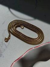 Load image into Gallery viewer, Vintage 14k Yellow Gold Snake Chain 23”
