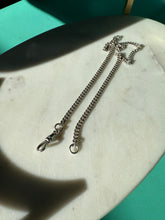 Load image into Gallery viewer, Vintage Sterling Silver Cuban Dog Clip Chain 17”
