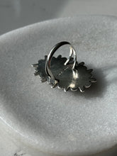 Load image into Gallery viewer, Vintage Black Onyx Sterling Silver Ring Size 7.25

