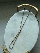Load image into Gallery viewer, Antique Gold Fill &amp; 10k Gold Slider Watch Rope Chain w/ Dog Clip
