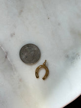 Load image into Gallery viewer, Vintage 12ct Gold Horseshoe Pendant
