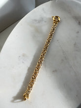Load image into Gallery viewer, Byzantine Gold Vermeil Bracelet w/ Sailor Bolt Clasp 7.25”
