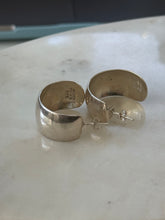 Load image into Gallery viewer, Vintage Mexico Sterling Silver Hoops

