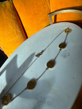 Load image into Gallery viewer, Milor Italy Gold Vermeil Coin Necklace 18”
