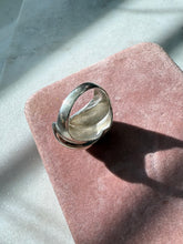 Load image into Gallery viewer, Croissant Loaf Sterling Silver Ring Size 5.75
