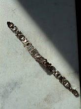 Load image into Gallery viewer, Love You Teddy Bear Sterling Silver Bracelet 6.75”
