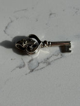 Load image into Gallery viewer, Ann King Sterling &amp; 18k Gold Key Pendant
