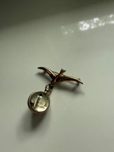 Load image into Gallery viewer, 1930s Gold Fill Photo Chatelaine Brooch
