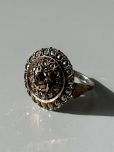 Load image into Gallery viewer, Antique Two-Tone Marcasite Ring Size 7.25
