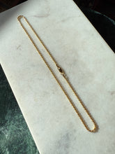 Load image into Gallery viewer, Italian Gold Vermeil Rope Chain 16”
