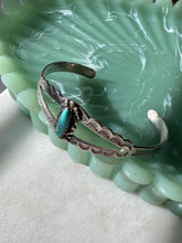 Load image into Gallery viewer, Vintage Bell Trading Turquoise Sterling Silver Cuff Bracelet 6.25”
