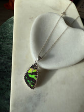 Load image into Gallery viewer, Butterfly Wing Sterling Silver Necklace
