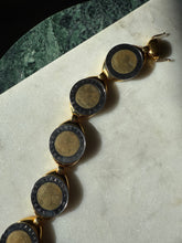 Load image into Gallery viewer, Chunky Gold Plated Coin Bracelet 7.5”
