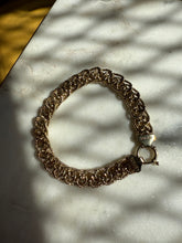 Load image into Gallery viewer, Gold Vermeil Sailor Hook Clasp Bracelet 8”

