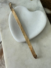 Load image into Gallery viewer, Vintage Italian Gold Vermeil Bracelet
