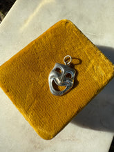 Load image into Gallery viewer, Laugh Now Theatre Mask Sterling Silver Pendant
