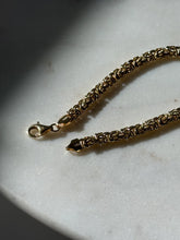 Load image into Gallery viewer, Italian Byzantine Gold Vermeil Bracelet 8.25”
