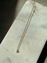 Load image into Gallery viewer, Vintage 14k Gold Diamond Necklace 15.75”
