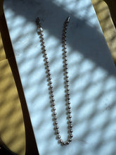 Load image into Gallery viewer, Italian Solid Sterling Silver Ball Chain Necklace 16”
