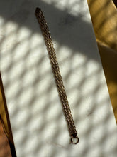 Load image into Gallery viewer, Gold Vermeil Sailor Hook Clasp Bracelet 8”
