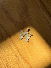 Load image into Gallery viewer, ‘W’ Initial Vintage Sterling Silver Pendant
