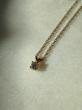 Load image into Gallery viewer, Vintage 14k Gold Diamond Necklace 15.75”

