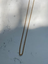 Load image into Gallery viewer, Gold Vermeil Rope Chain Necklace
