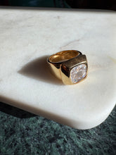 Load image into Gallery viewer, Chunky Gold Vermeil Statement Ring Size 9.25
